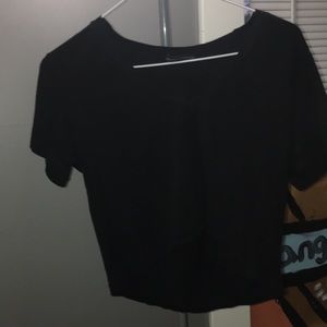 BRANDY MELLVILE BLACK CROP TOP!!!